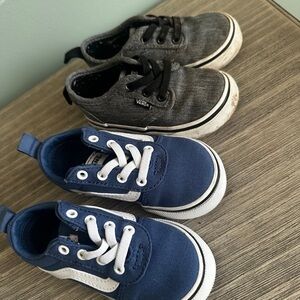 Vans Kids Sneakers - Charcoal and Navy